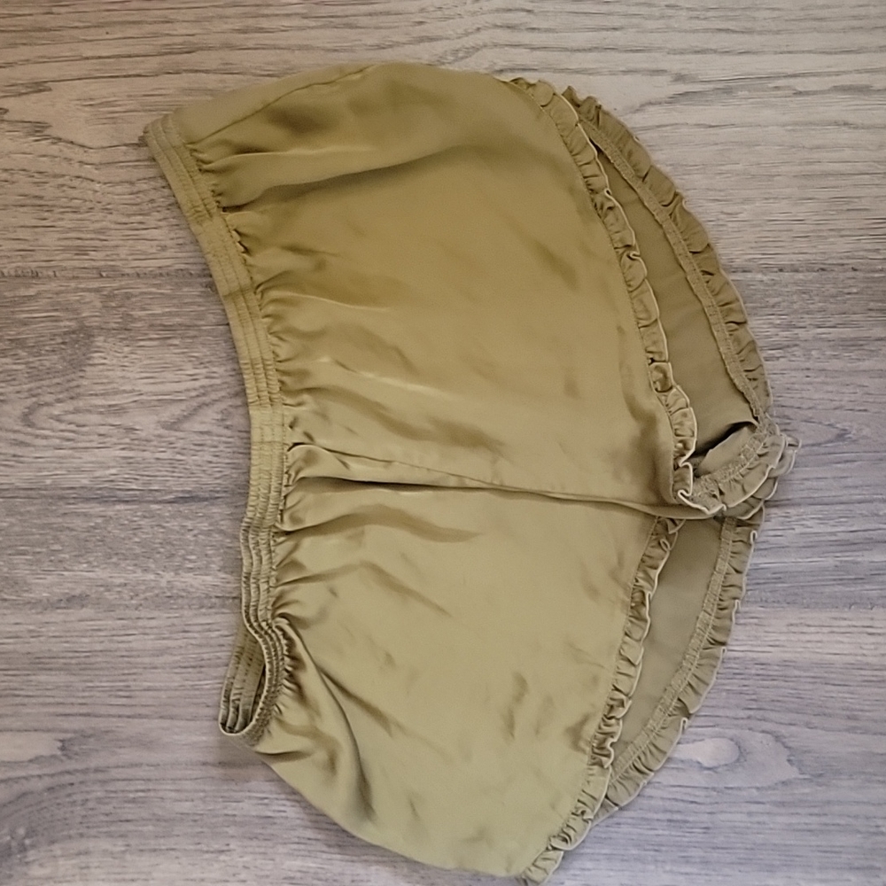 Chelsea28 (Nordstrom) Satin Ruffle sleep shorts